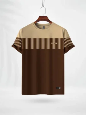 ZAIAX CREAM COFFEE LINE PRINT TSHIRT – LINCCF