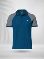 ZAIAX GREY MIDNIGHT BLUE RAGLAN POLO – PLRGGPB