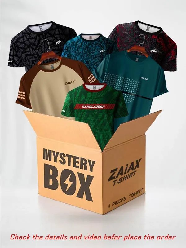 HFMXMSTY4 ZAiAX Any 4 Pieces Mix Half sleeve T-Shirt Mystery Box – HFMXMSTY4