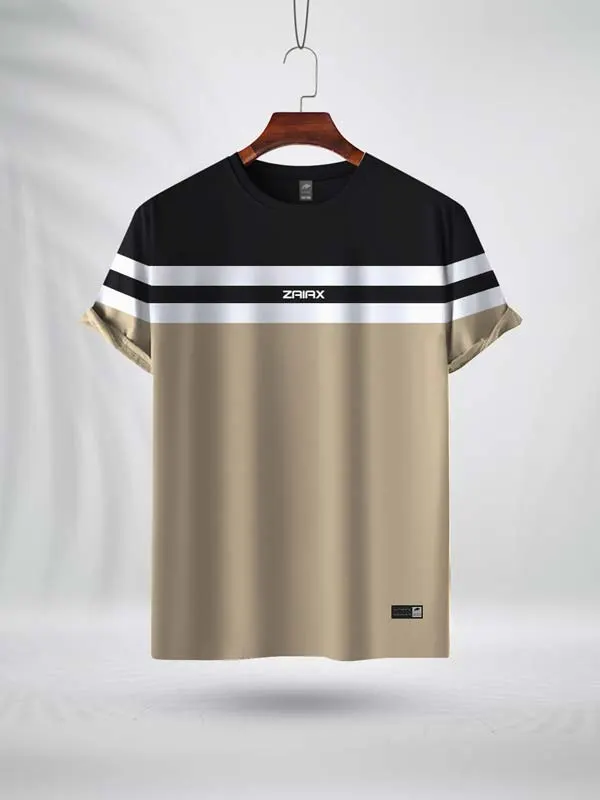 BWCZX ZAIAX BLACK WHITE CREAM DESIGN T-SHIRT – BWCZX