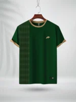 ZAIAX BOTTOL GREEN CREAM PRINT TSHIRT – 1SDPGR