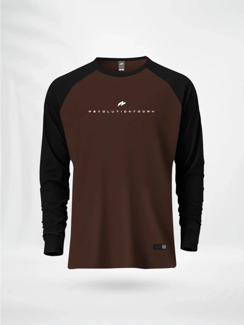 ZAIAX BLACK COFFEE FULL SLEEVE REGLAN TSHIRT – FLRGBCF