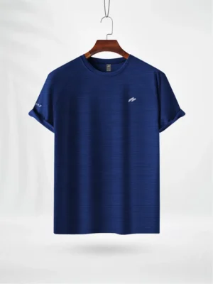 ZAiAX ELITE SPACE DYED BLUE TSHIRT - SELTBLU