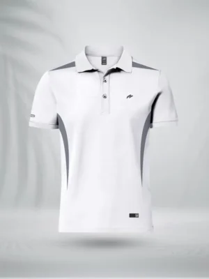 ZAIAX WHITE DESIGN POLO – PLNKSW