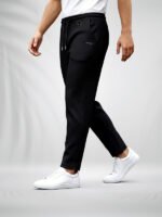 ZAiAX SOLID BLACK TROUSER - TJSB