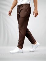 ZAiAX SOLID COFFEE TROUSER - TJSCF