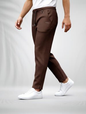 ZAiAX SOLID COFFEE TROUSER - TJSCF
