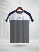 ZAIAX NAVY WHITE GRAY DESIGN TSHIRT – IMMNWG