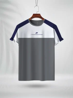 ZAIAX NAVY WHITE GRAY DESIGN TSHIRT – IMMNWG